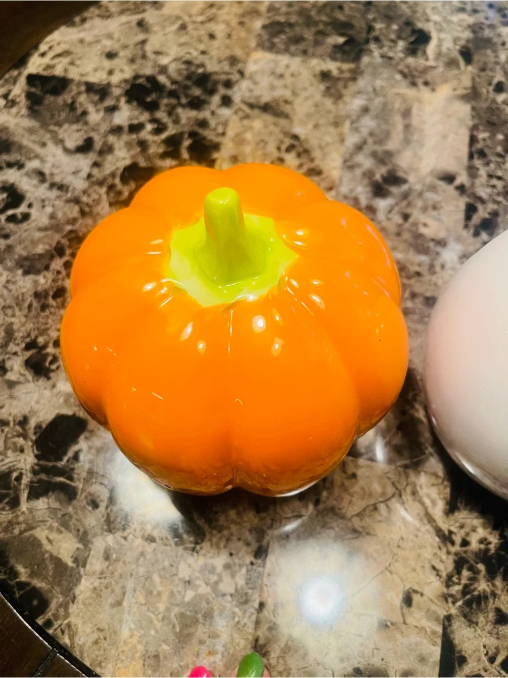 Target Halloween Pumpkin and Ghost Ceramic Duo - Orange, White, Black